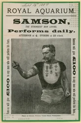 Advertentie voor Samson