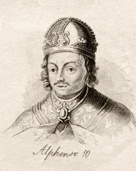 Alfonso X van Castilië, uit 