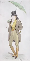 Een Engelse dandy, ca. 1802