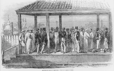 Een Indiaas Spoorwegstation, 1854