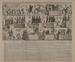 Een anti-katholieke processie (1680)