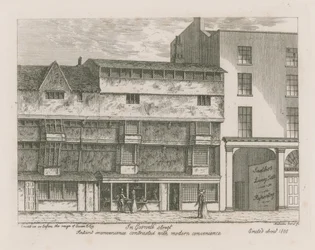 Oude gemakken vergeleken met moderne gemakken in Gosnell Street, Finsbury