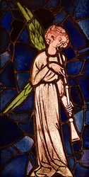 Engel die een trompet speelt, ca.1280