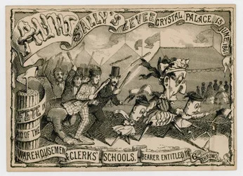 Aunt Sallys Levee, Crystal Palace, 15 juni 1861