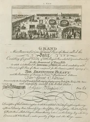 Bartholomew Fair, Londen: Aankondiging van een kermis voor 1806