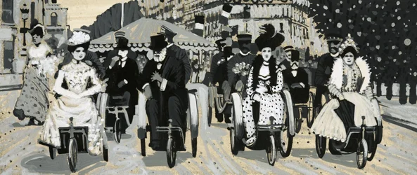 Badstoelen waren populair onder de bezoekers