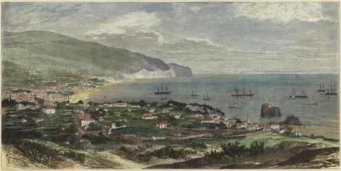 Baai en stad Funchal