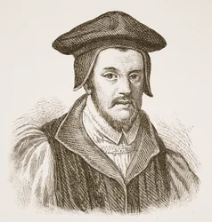 Bisschop Jewel, illustratie uit De Kerk van Engeland: Een Geschiedenis voor het Volk door H.D.M. Spence-Jones