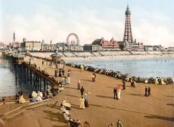 Blackpool vanaf North Pier