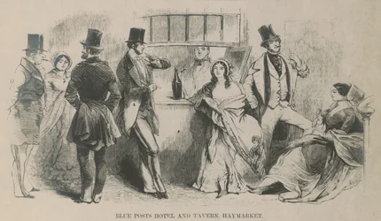 Blue Posts Hotel en Tavern, Haymarket