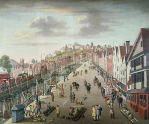 Bristol Docks en Quay, c.1760