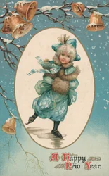 Britse Nieuwjaarskaart