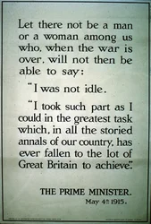 Britse WWI wervingsposter, 1915