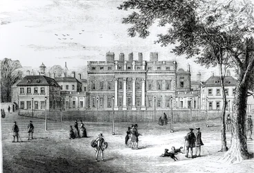 Buckingham House in 1775, uit 