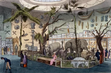 Bullocks Museum, 22 Piccadilly, Londen, uit Ackermanns Repository of Arts, 1809