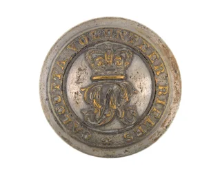 Knop, Calcutta Vrijwillige Schutters, voor 1901