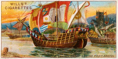 Cabot vertrekt vanuit Bristol