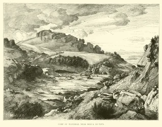 Kamp van Hannibal bij Rocca di Papa