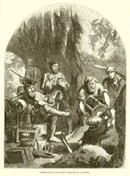 Kapitein Kydd verbergt schat in een grot