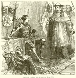 Bezoek van Kardinaal Orsini aan Henry