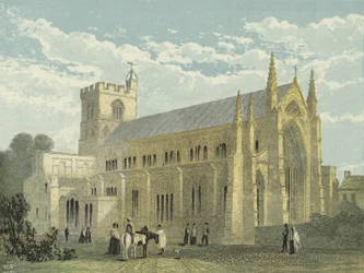 Carlisle Cathedral, zuidoostelijk uitzicht