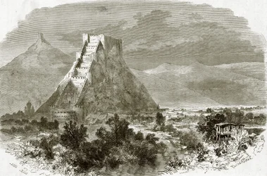 Kasteel en stad Gori