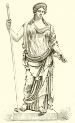 Ceres gevonden in Ostia in 1856 (Museum van het Vaticaan)