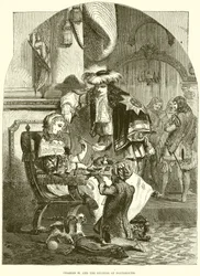 Karel II en de hertogin van Portsmouth