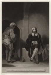 Karel I gevangen in Carisbrook Castle