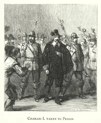 Karel I naar de Gevangenis Gebracht