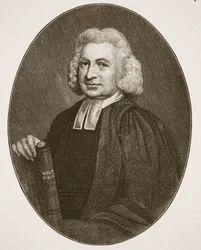 Charles Wesley, illustratie uit De Kerk van Engeland: Een Geschiedenis voor het Volk door H.D.M. Spence-Jones