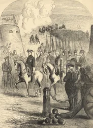 Karel XII van Zweden betreedt Kopenhagen
