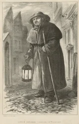 Charlie een Londense Wachter in de 18e eeuw