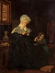 Charlotte Sargent met haar kleindochter Mary