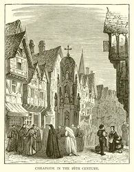 Cheapside in de 16e eeuw