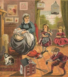 Kinderen met moeder