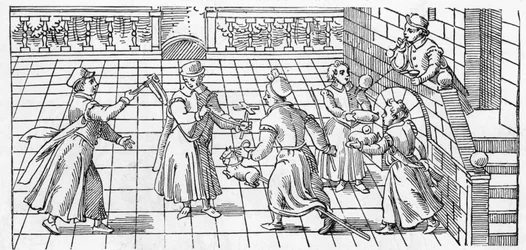 Kinderspelen: de Rammelaar, de Molen, het Hobbypaard en bellen blazen