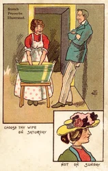 Kies je vrouw op zaterdag, niet op zondag