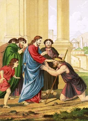 Christus geneest de blinde