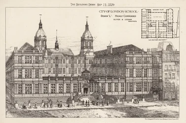 City of London School; zeer geprezen ontwerp