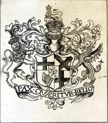 Wapen van Oliver Cromwell (1599-1658)