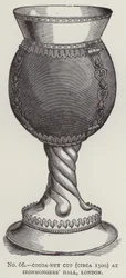 Kokosnootbeker (circa 1500) in Ironmongers