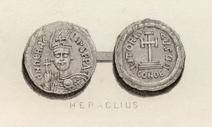 Munt uit de tijd van Heraclius
