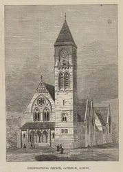 Congregational Church, Caterham, Surrey (gravure)