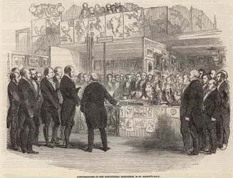 Conversatie van de Educatieve Tentoonstelling in St Martins Hall, Londen