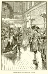 Kostuumbal in Buckingham Palace