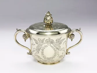 Gedekte beker, 1686