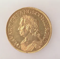 Kroon van Oliver Cromwell (1599-1658), Londen Munt, 1658 (voorzijde)