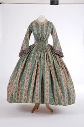 Dagjurk, 1840s (bedrukte wolstof)