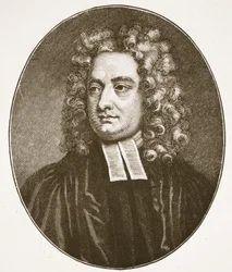 Dean Swift, illustratie uit De Kerk van Engeland: Een Geschiedenis voor het Volk door H.D.M. Spence-Jones